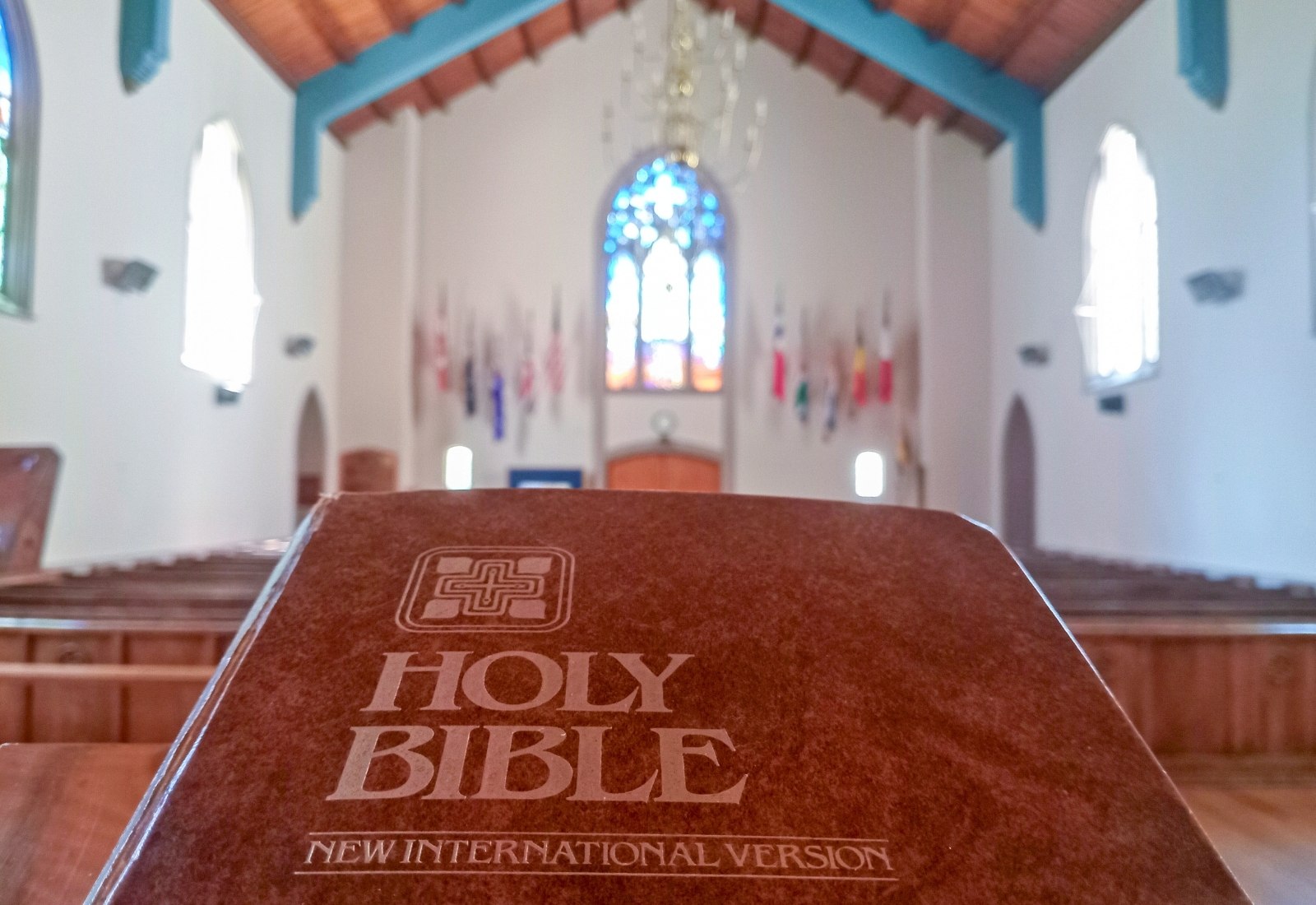 Bible in church